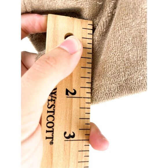 Zara Terry Cloth Teddy Shorts in Tan / Brown Size S - Picture 4 of 7